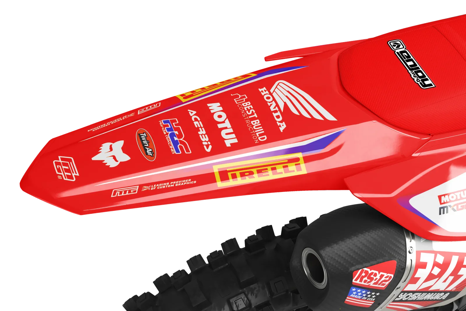 Honda CRF/CR Geico Graphics Kit