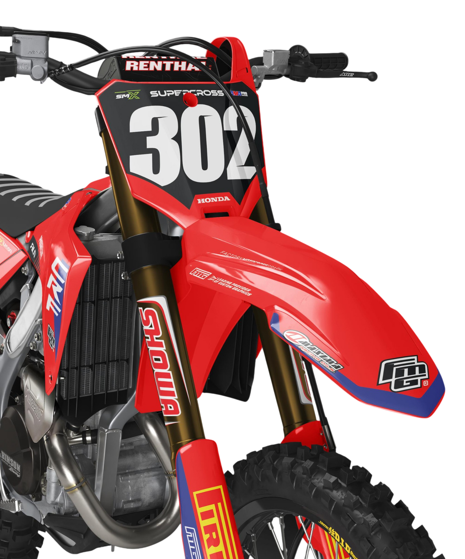 PROGRESSIVE HONDA PIRELLI EDITION GRAPHICS KIT