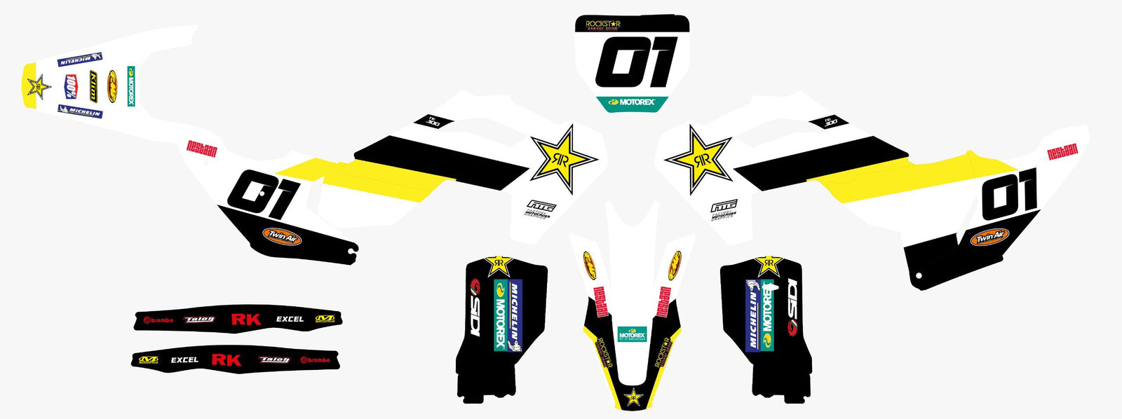 Husqvarna Factory Enduro Graphics Kit