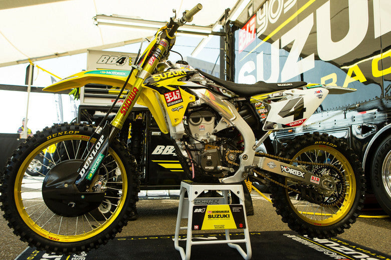 Yoshimura Suzuki Military Appreciation Yellow Graphics Kit