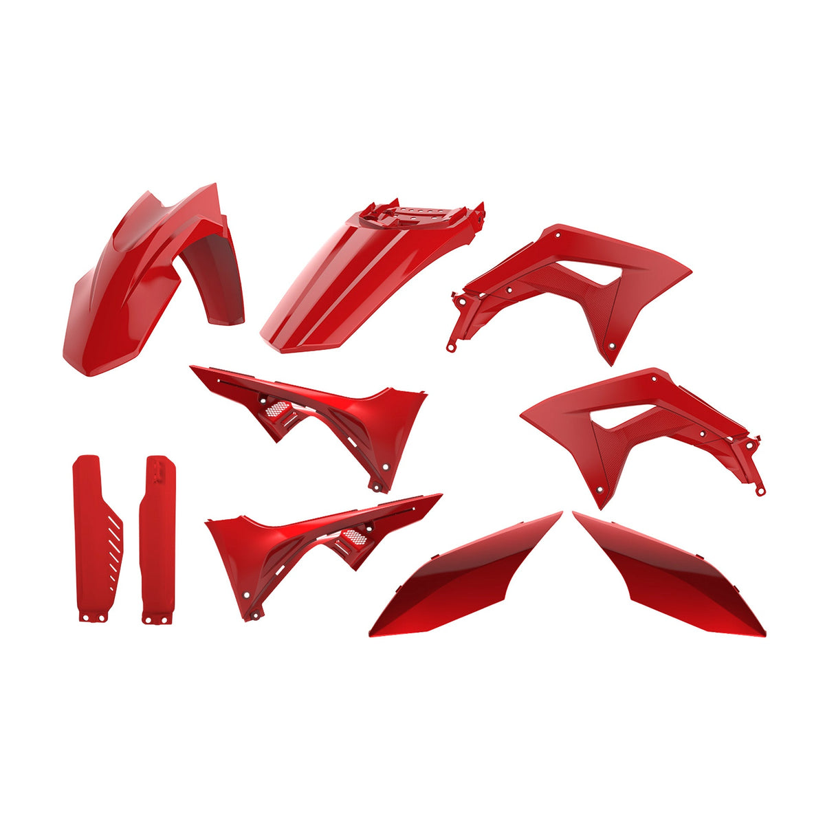 Standard Plastic Kit Honda Red CRF 150L (2017-25)