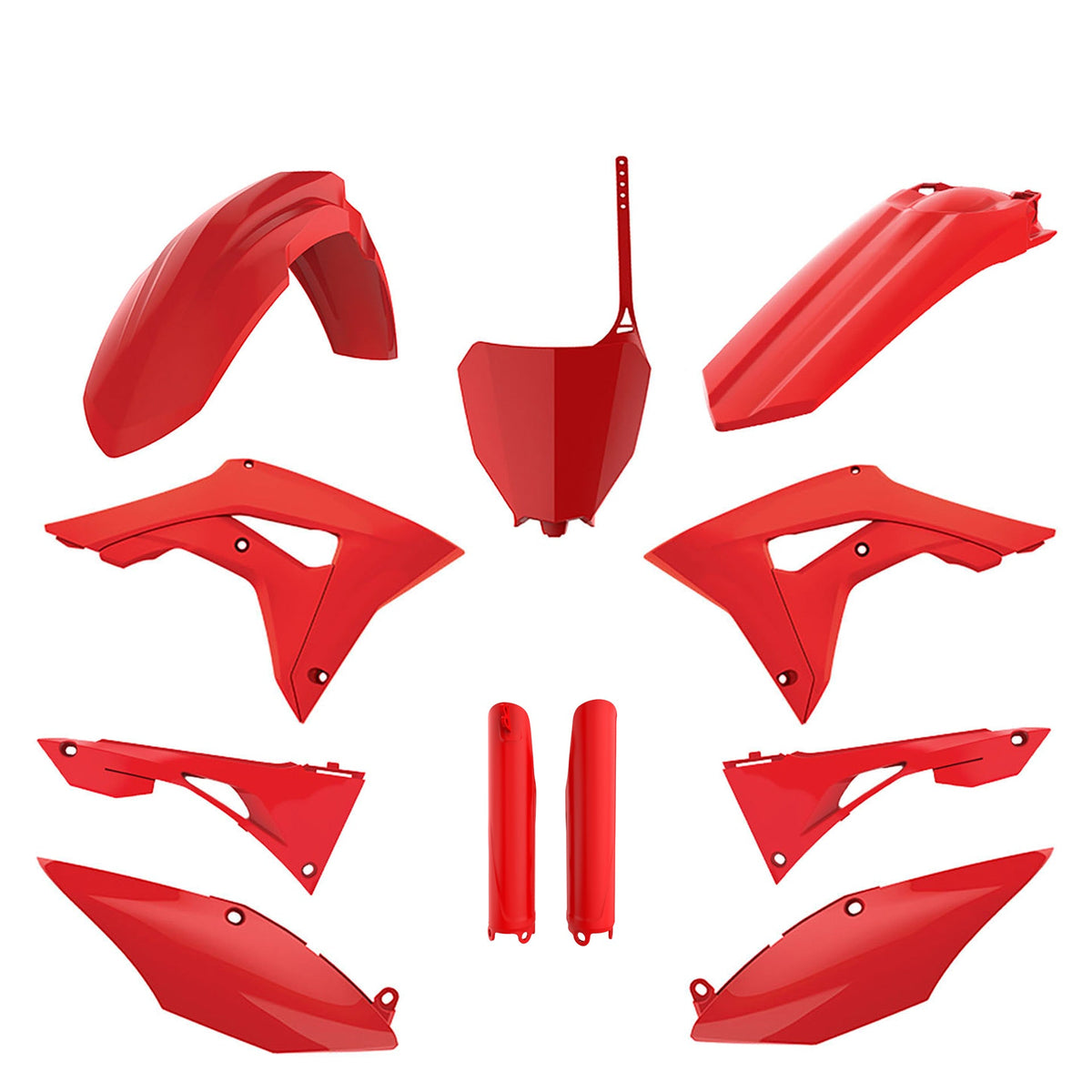 Full Plastic Kit Honda RED CRF 450R (2017-20)