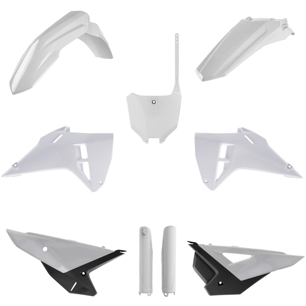 Full Plastic Kit Honda white CRF 250R (2025)