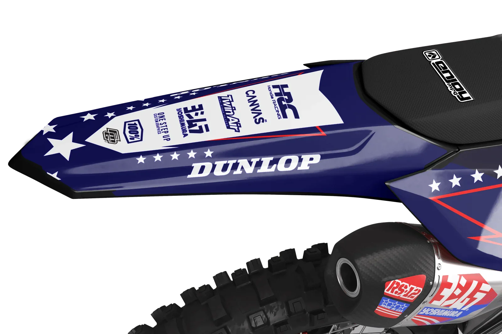 Honda CRF/CR USA Flag Graphics Kit