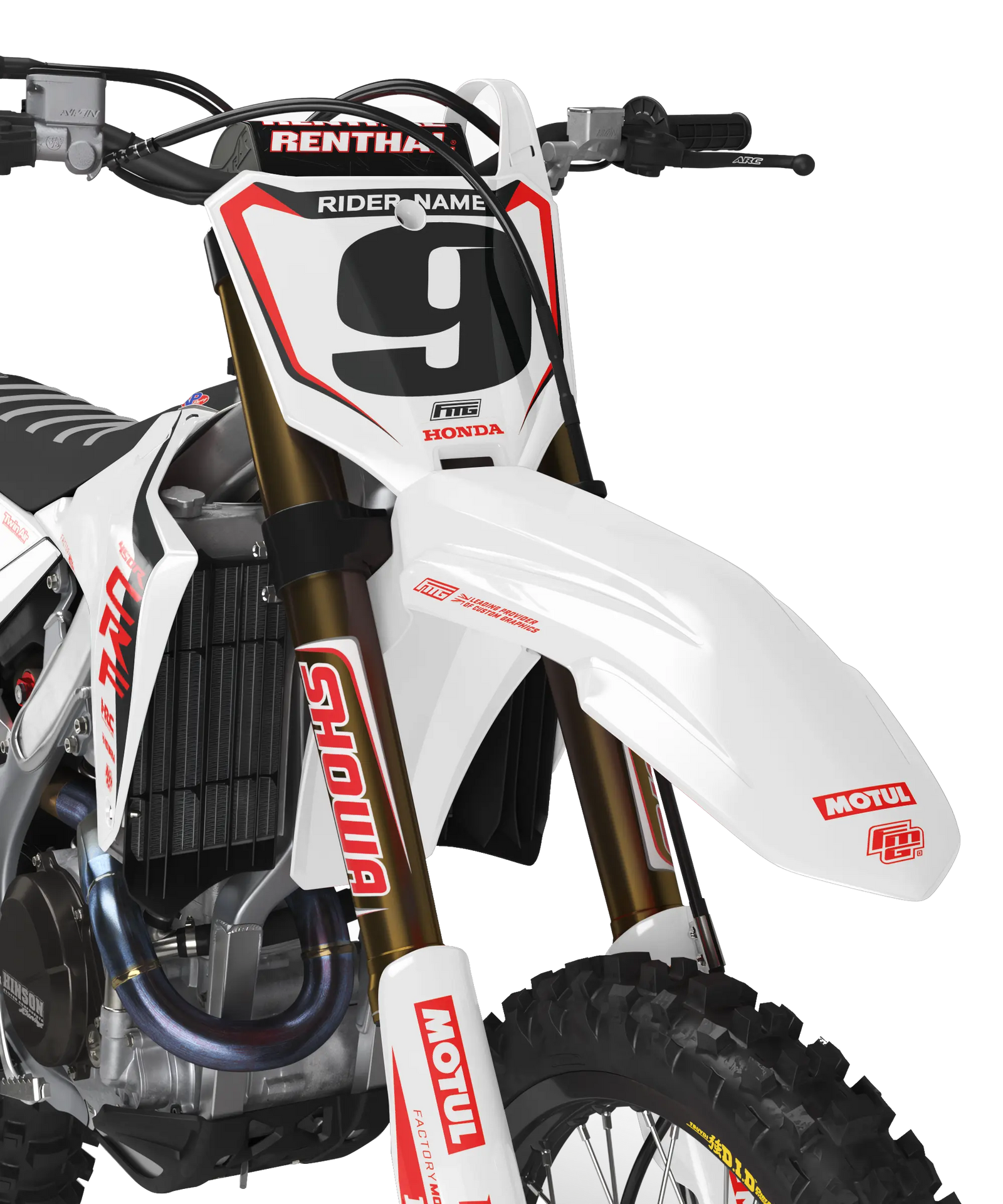 Honda Anniversary white Factory EDITION  GRAPHICS KIT