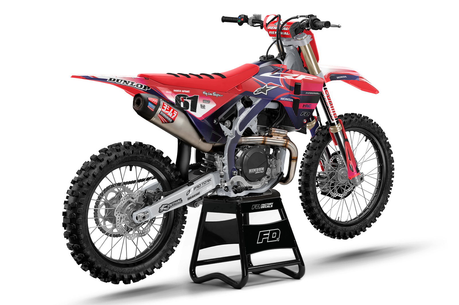Honda Redline Factory Graphics Kit