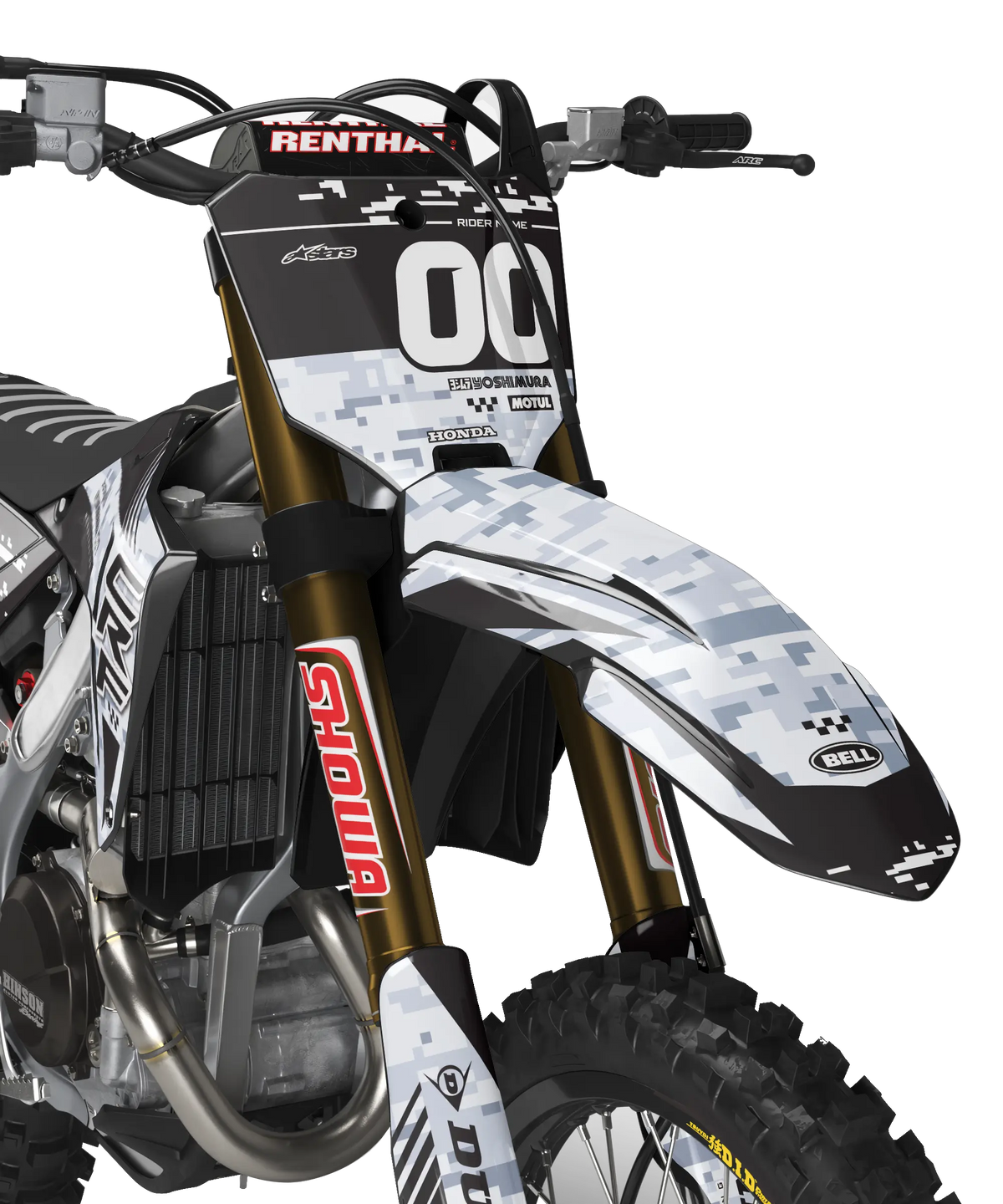 Honda CRF / CR Digital Camouflage Graphics Kit