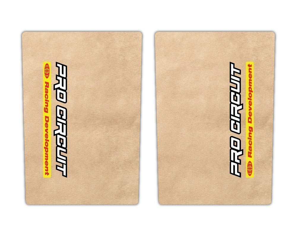 Clear Pro Circuit Yellow Upper Fork Decals