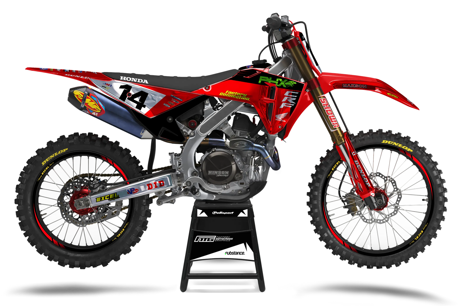 Honda Chrome Phoenix Factory Connection Graphics Kit