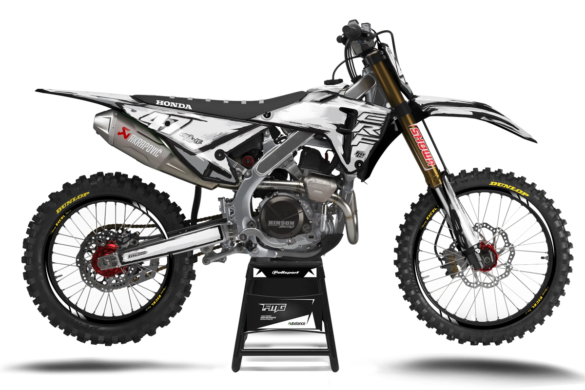 Honda TOON BLACK &amp; WHITE GRAPHICS KIT