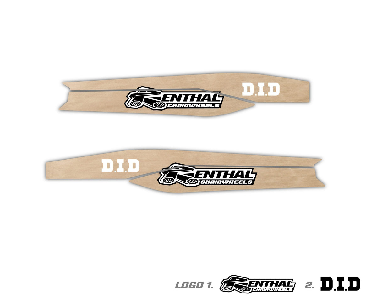 Clear Husqvarna Motocross Swing Arm Graphics