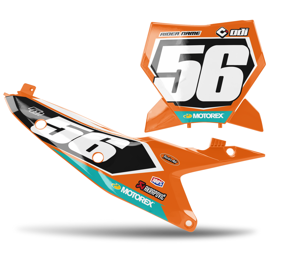 Fits KTM  Fusion Orange Factory Backgrounds