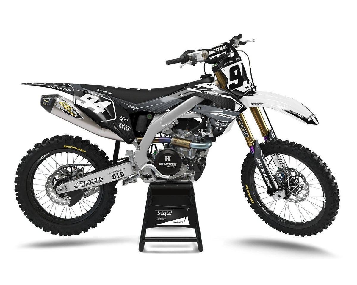 KXF Motocross Graphics White