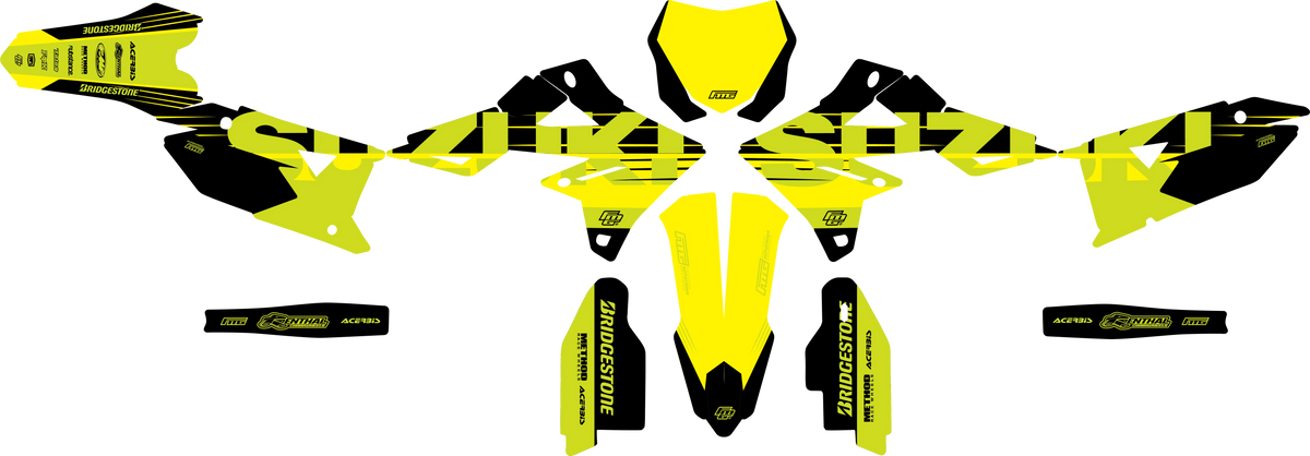 Suzuki Fluorescent Graphics Kit