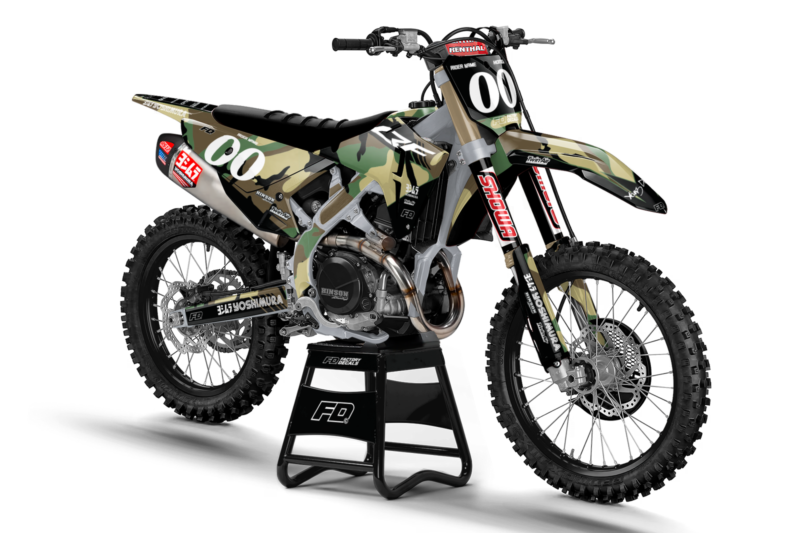 Honda CAMO Military Factory Graphics Kit