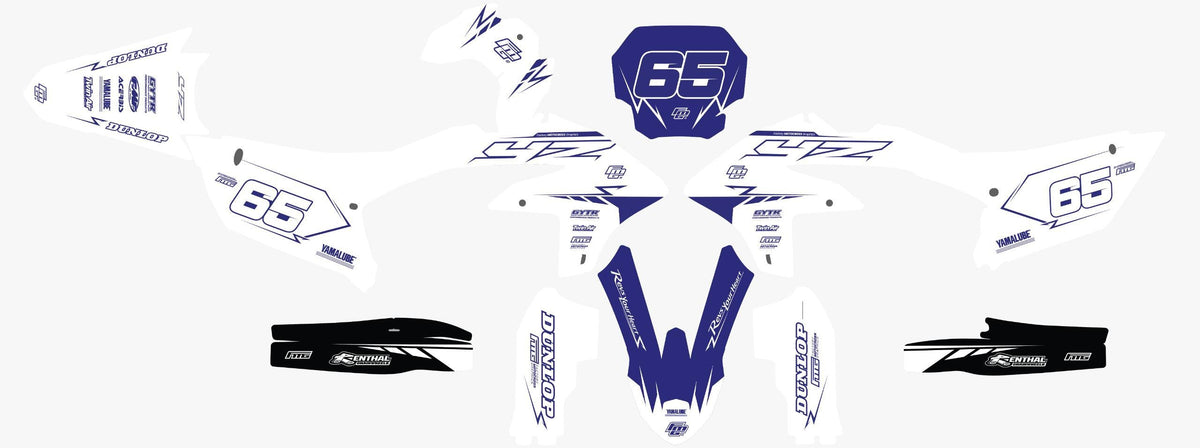 Yamaha White Sabre Graphics Kit