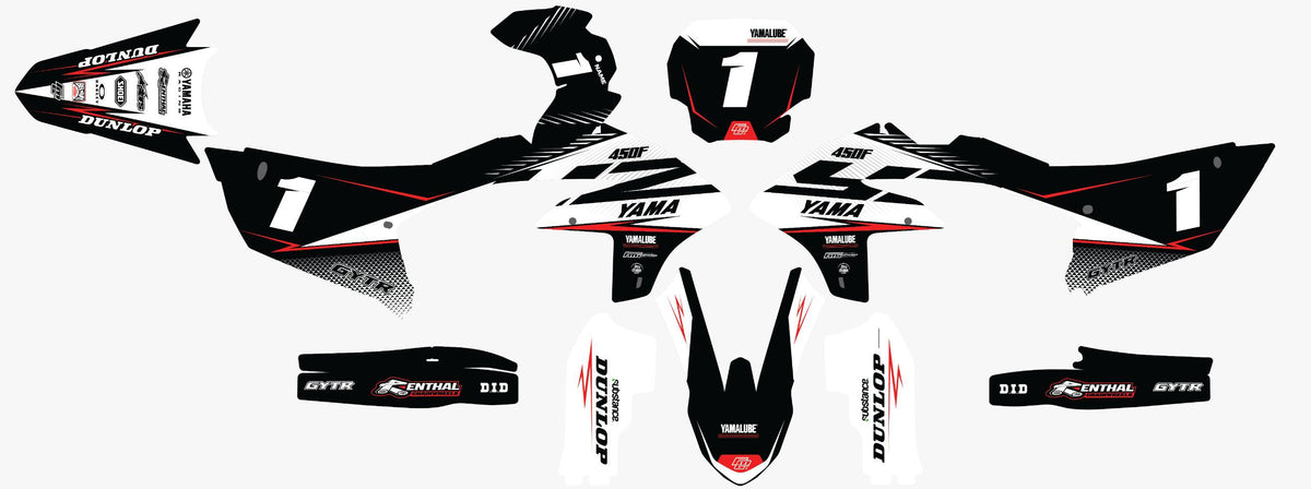 Yamaha Black Graphics Kit