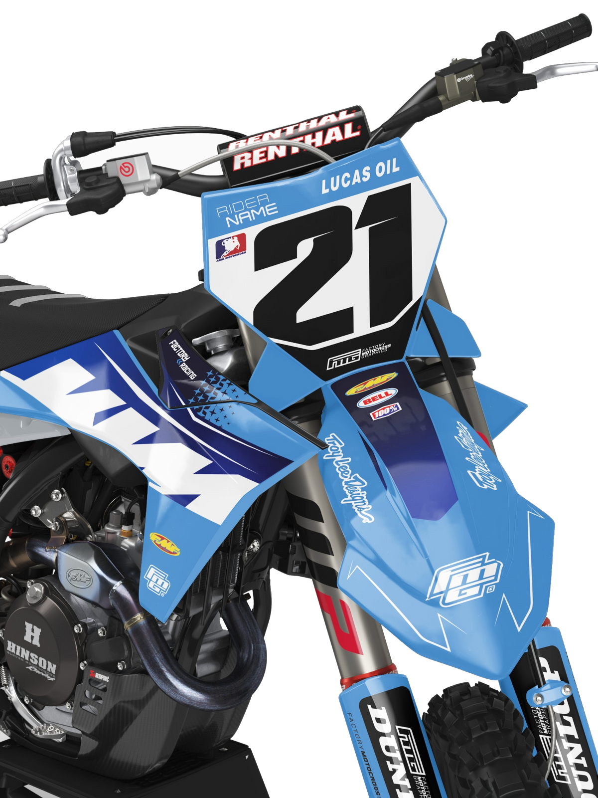 FUSE Fits KTM Baby Blue GRAPHICS KIT.