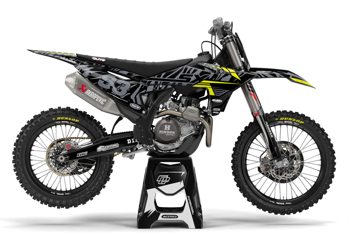Fits KTM SX / SXF Black Camo Graphics Kit
