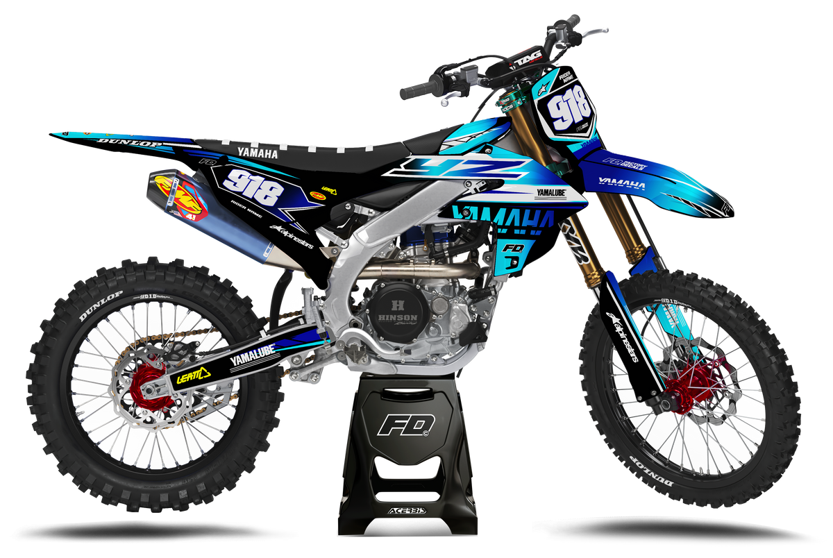 Yamaha Blue Shift Factory Graphics Kit