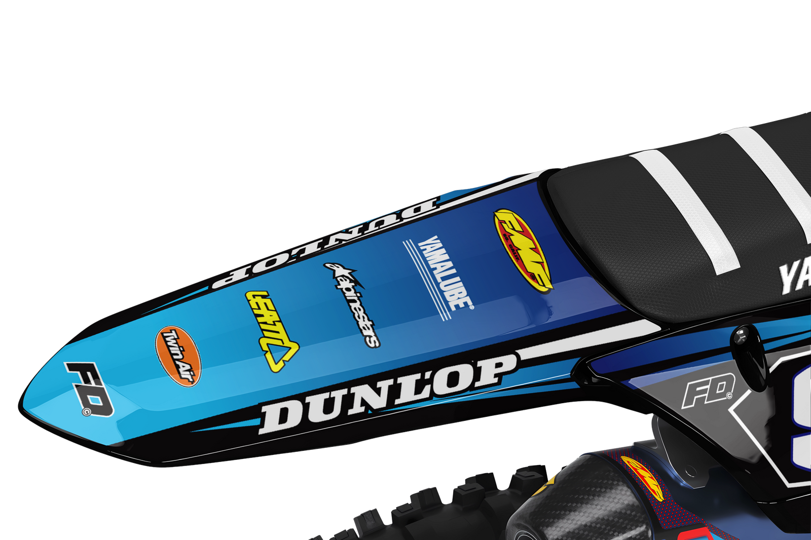 Yamaha Blue Shift Factory Graphics Kit